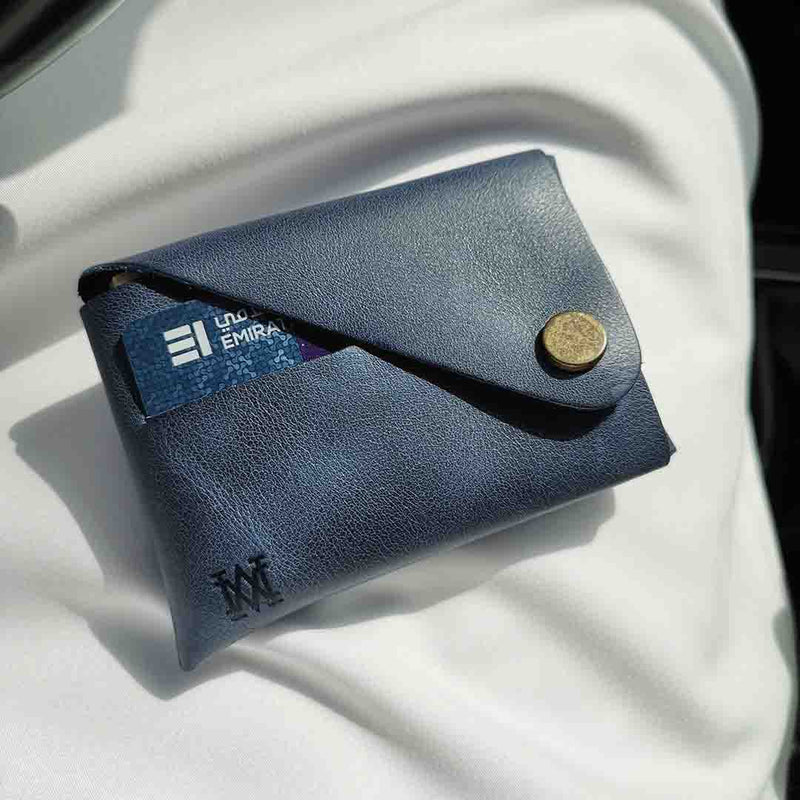 leather wallet minimalist classic
