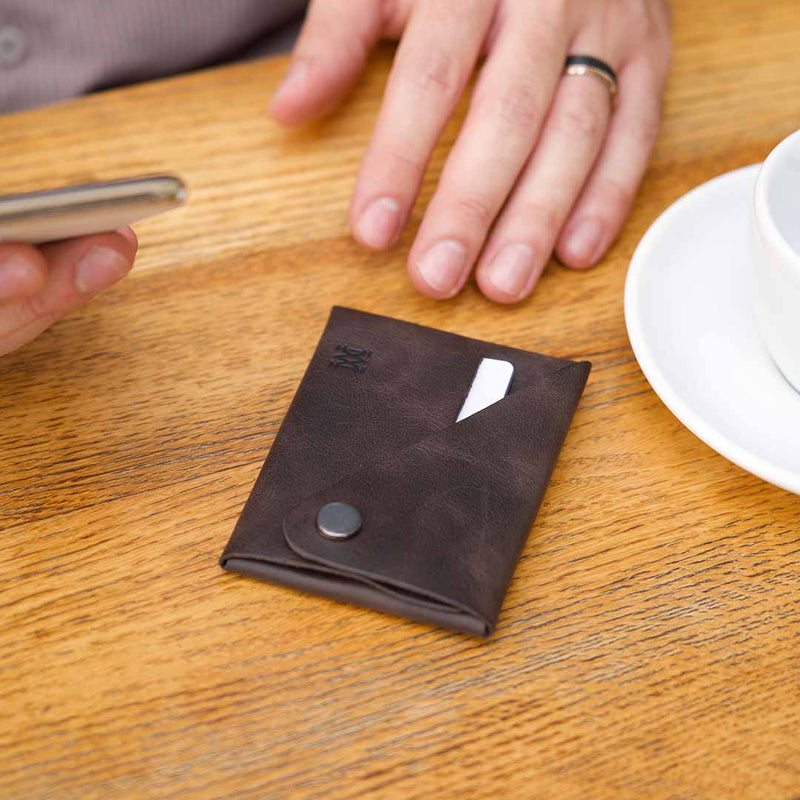 leather wallet for men slim